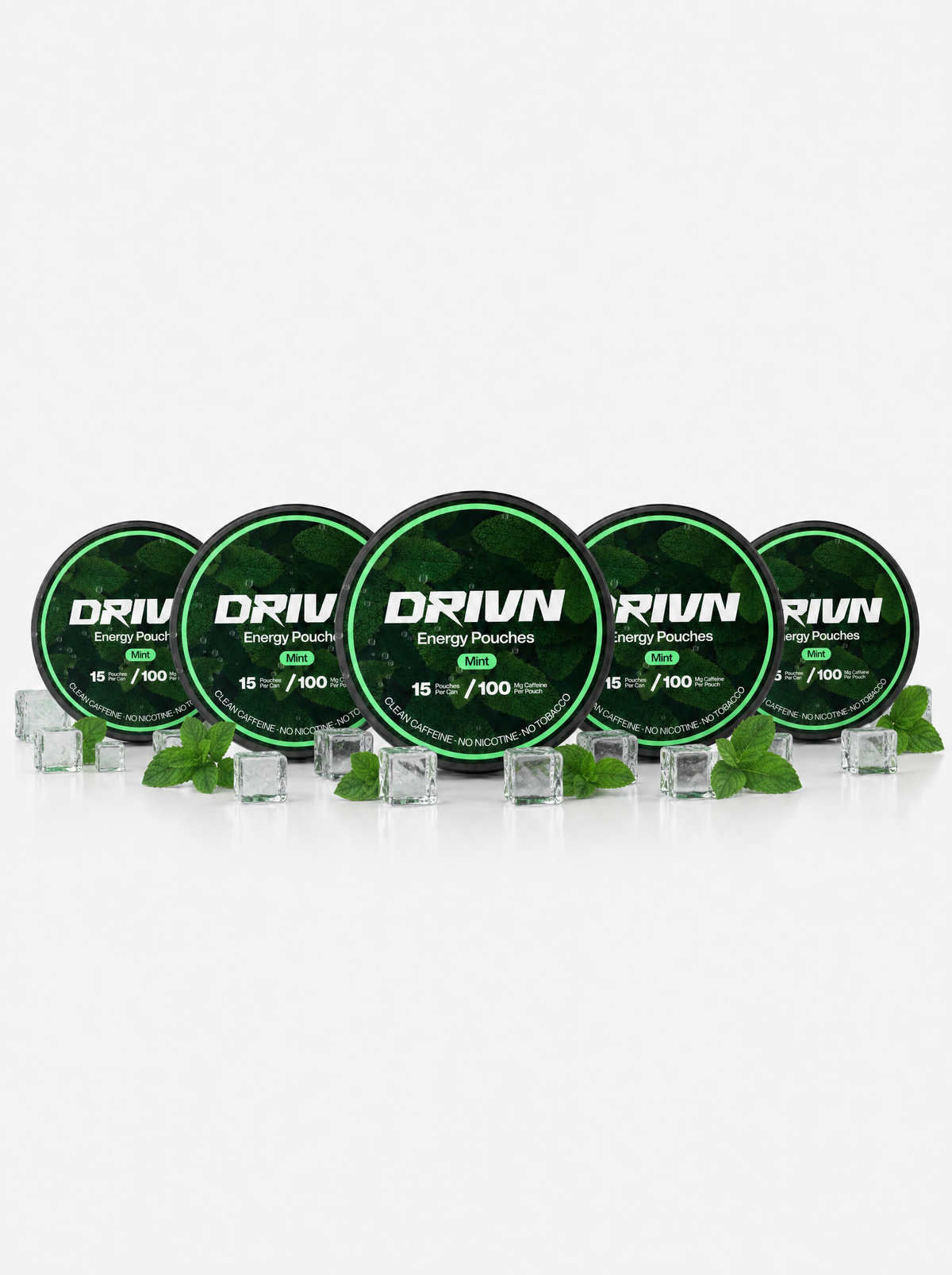 DRIVN MINT · ENERGY POUCHES 5- PACK