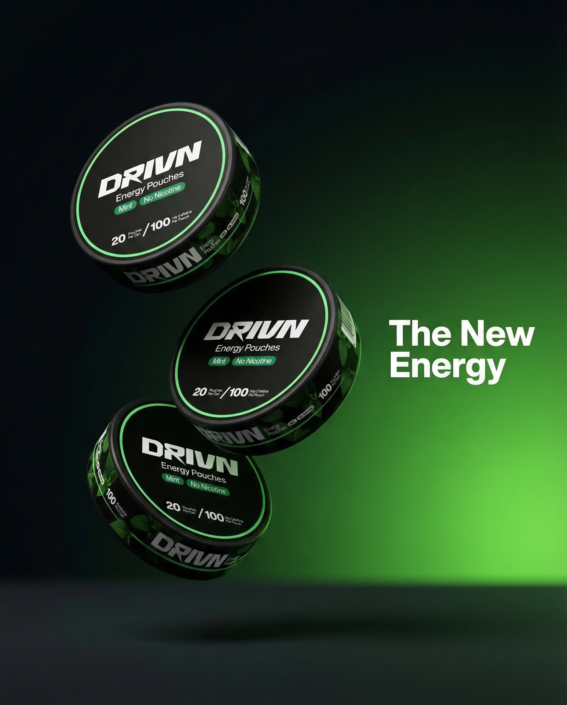 DRIVN MINT · ENERGY POUCHES